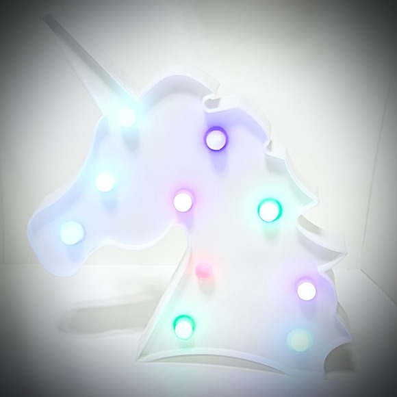 Unicorn Marquee Night Light Magic LED Lamp Color Changing Kid Party Or Any Party - Picture 1 of 6
